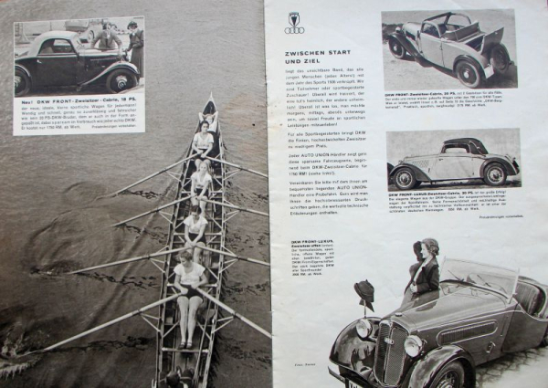 "Die neue Frau - Sonderheft der Auto-Union" Factory-Magazine 1936 (2900)